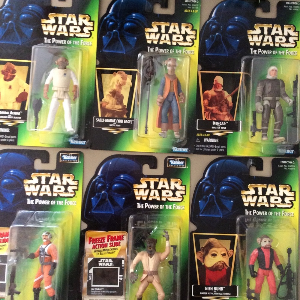Kenner POTF Collection 2 lot/6 Star Wars
